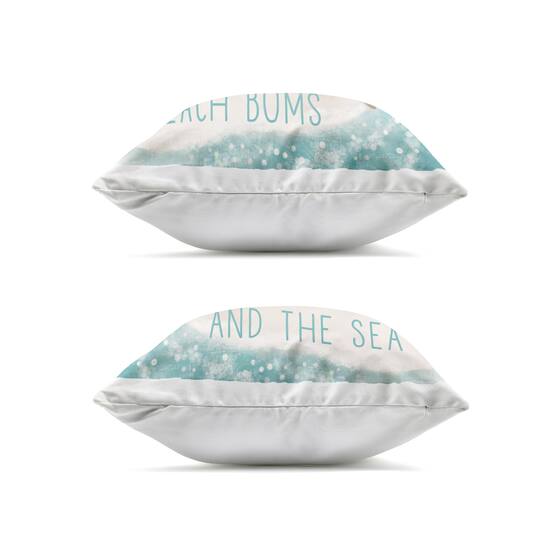 Stupell Industries Romantic Beach Lover Phrases Print Outdoor Throw Pillow Set